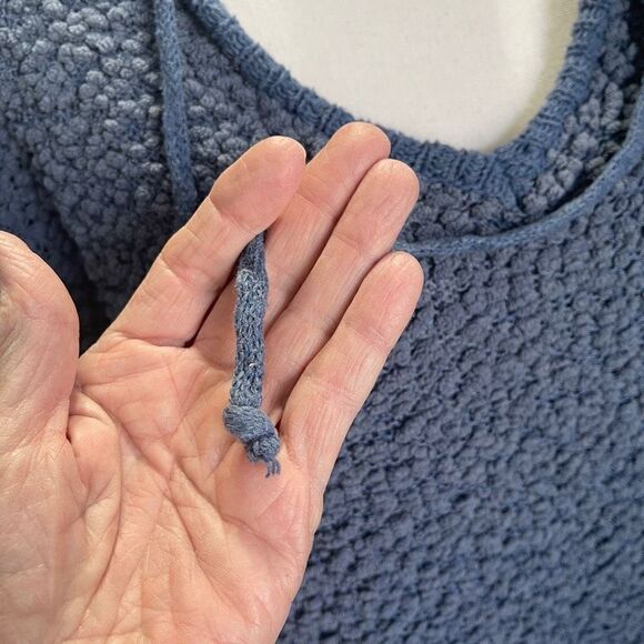 MOD Black Label Blue Sweater Hoodie, Size Medium/Large - Picture 11 of 12